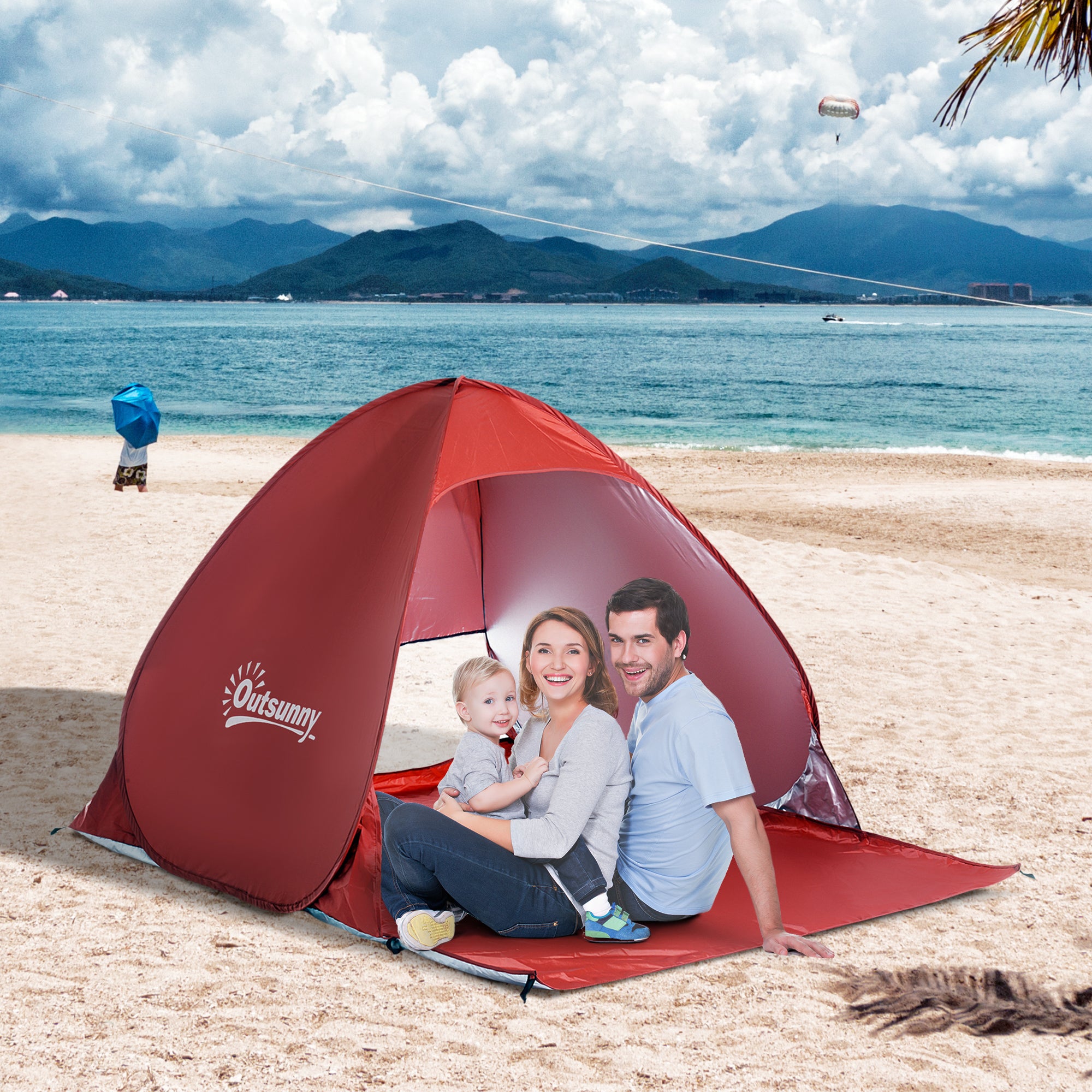 Tenda Pop-up Portátil 150x200x115cm - Cor Disponível