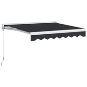 Toldo Retrátil Elétrico ou Manual 250x200 cm - Cinzento