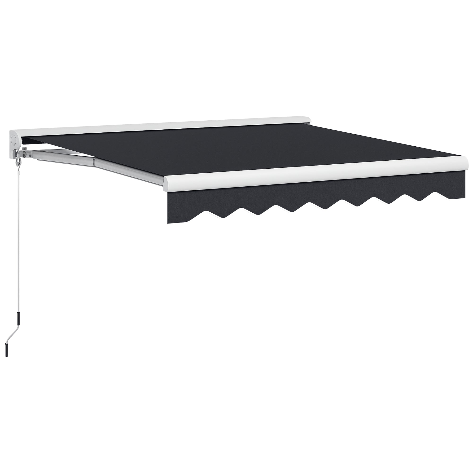 Toldo Retrátil Elétrico ou Manual 250x200 cm - Cinzento