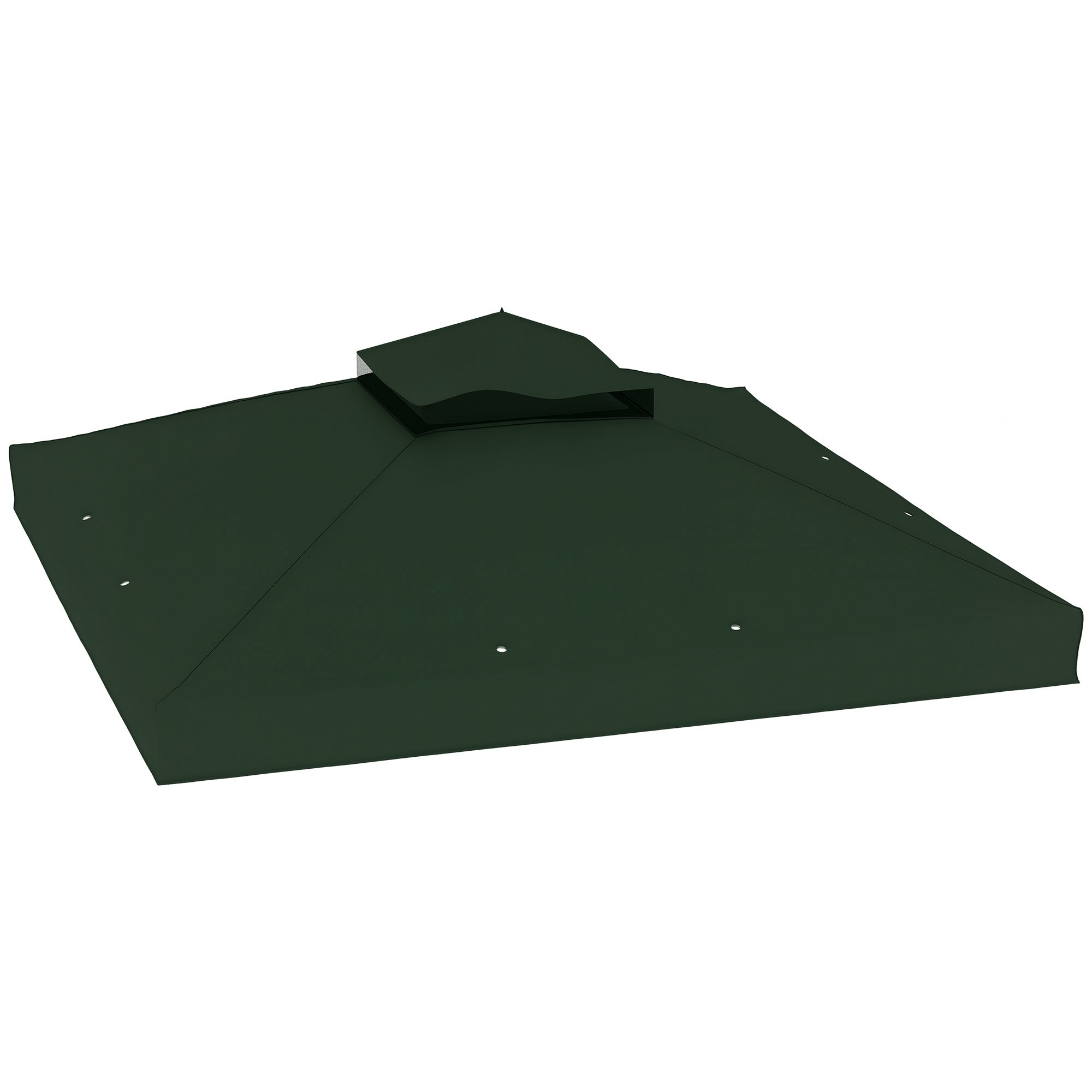 Toldo de Substituição Verde 300x300 cm para Pérgola - Proteção UV