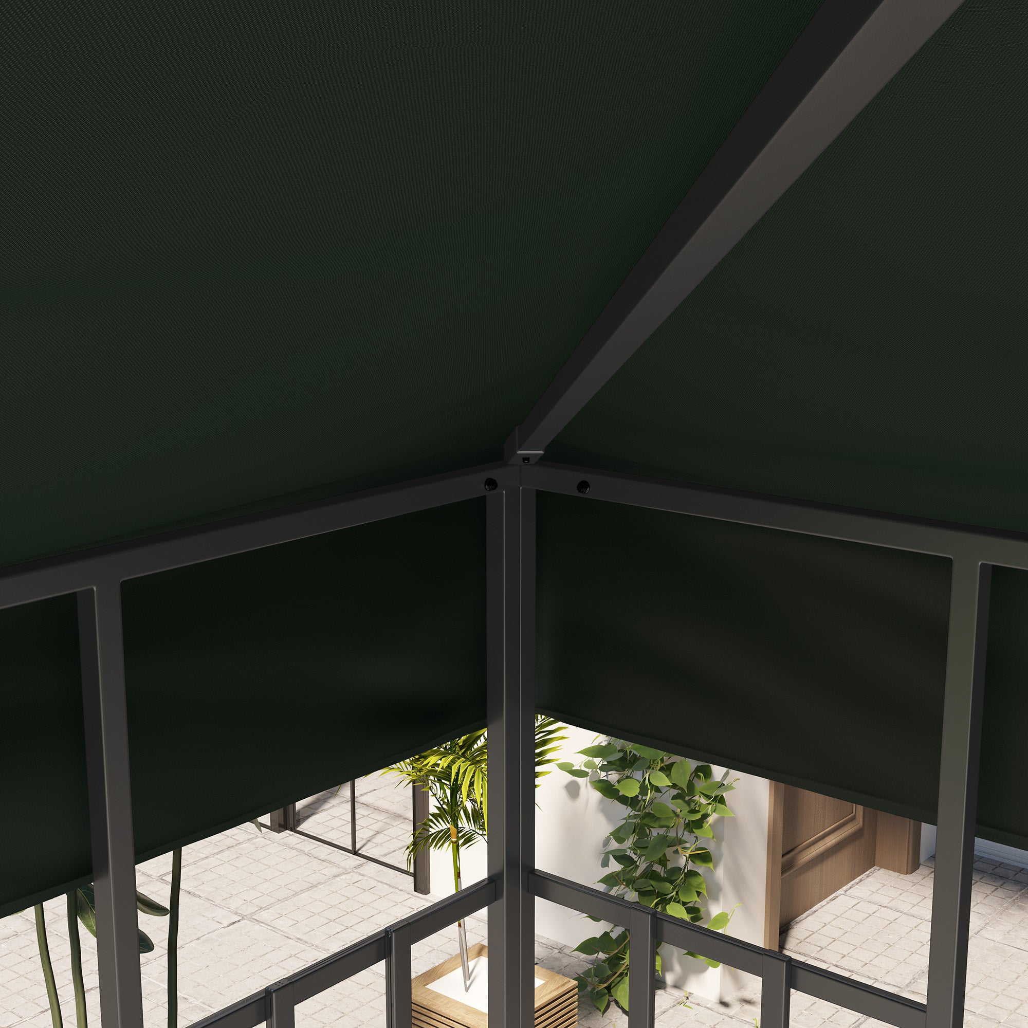 Toldo de Substituição – 300x300 cm – Verde – Tecido Oxford 600D
