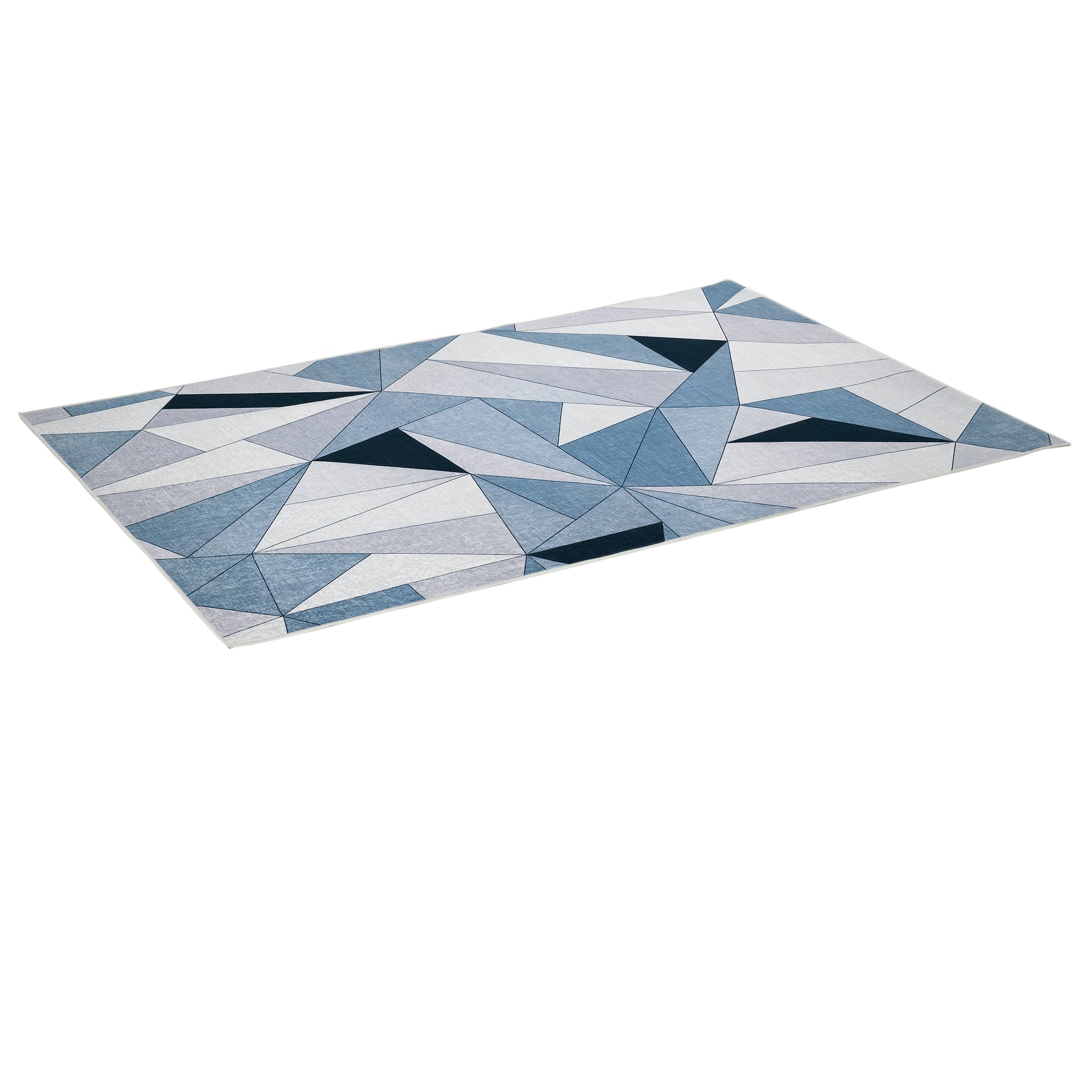 Tapete Geométrico Multicor 230x160cm para Sala de Estar