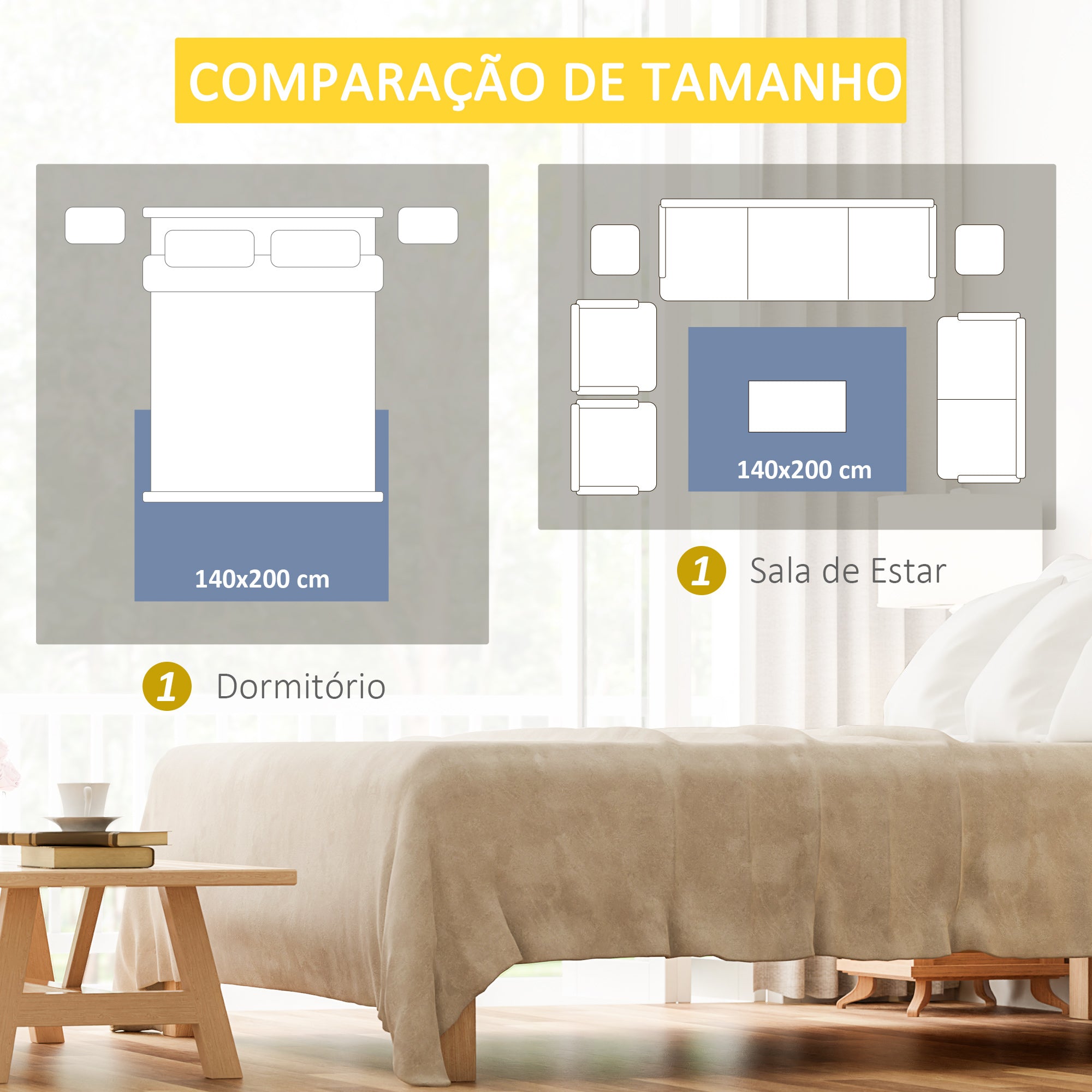 Tapete Geométrico Multicor 230x160cm para Sala de Estar