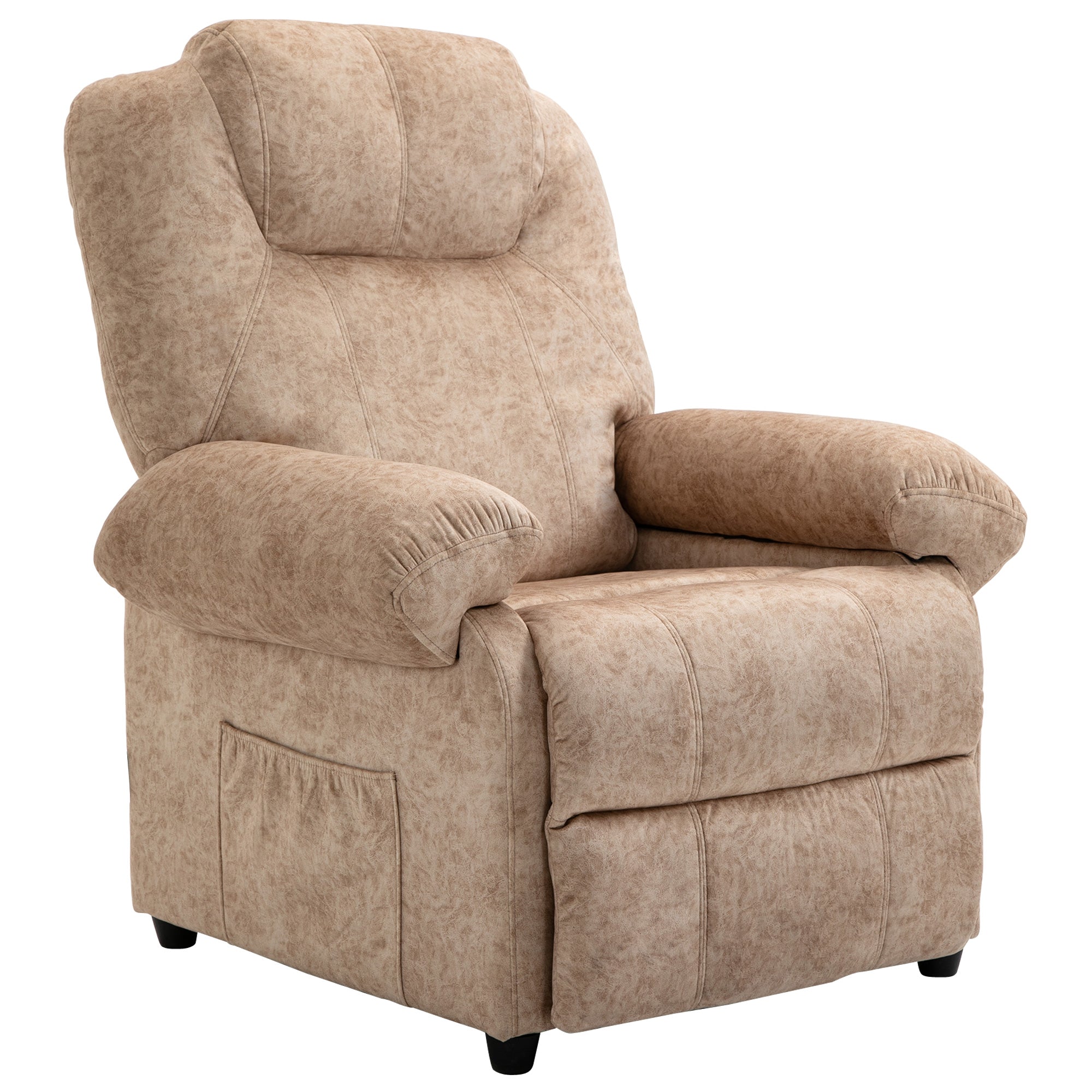 Poltrona Relax Reclinável Bege 88x91x108 cm