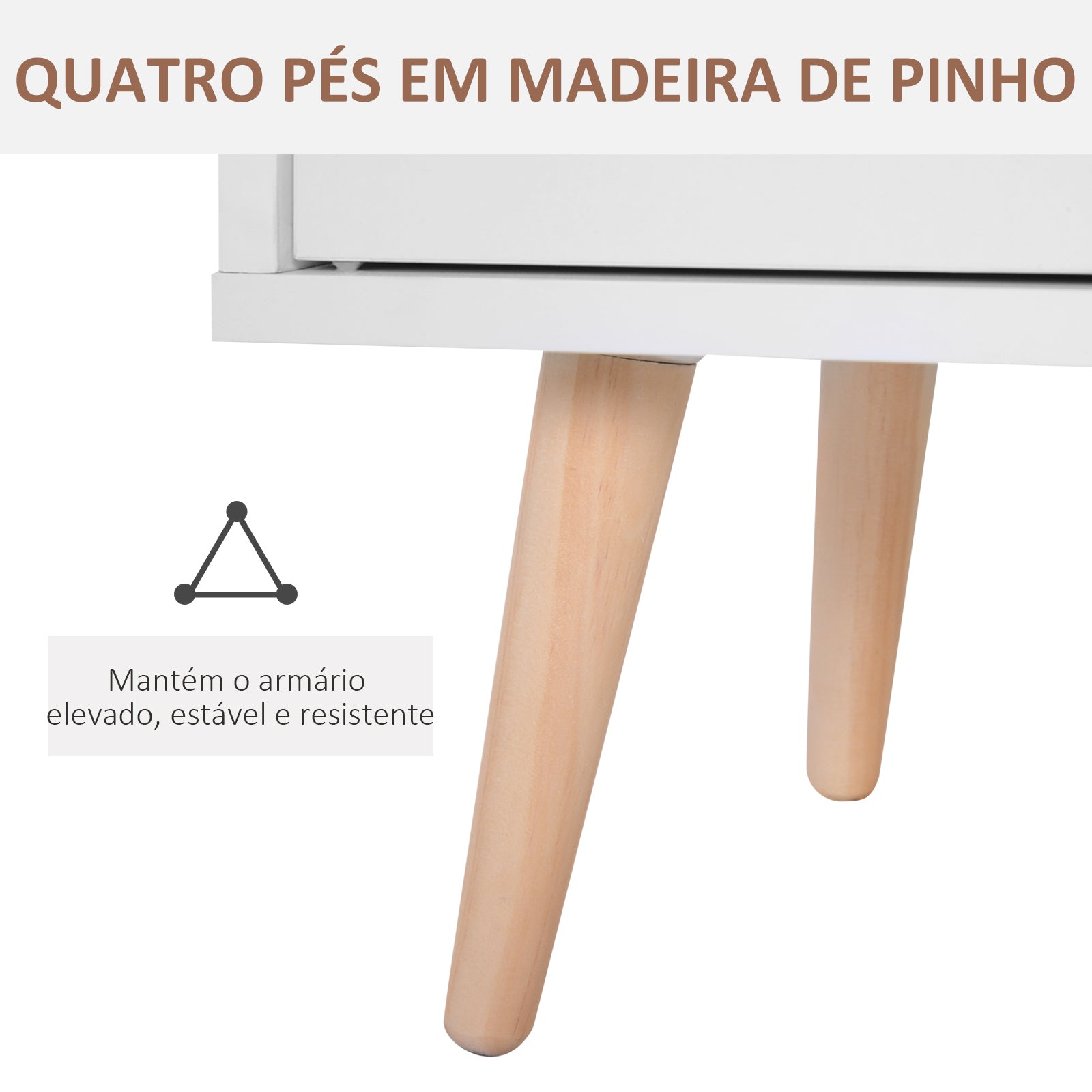 Armário Multiuso Branco 80x29,5x96cm