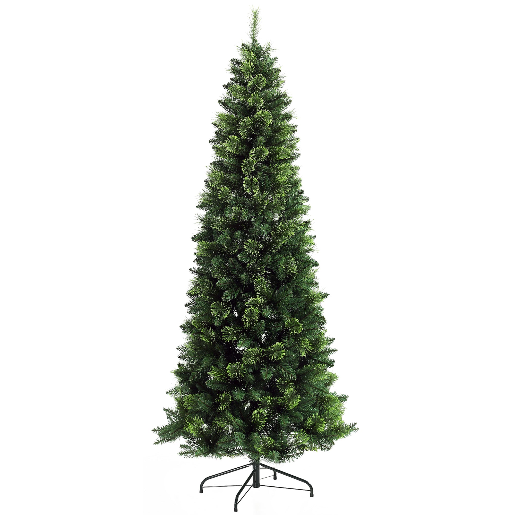 Árvore de Natal Artificial 180 cm Verde com 648 Ramos - Ø70x180 cm