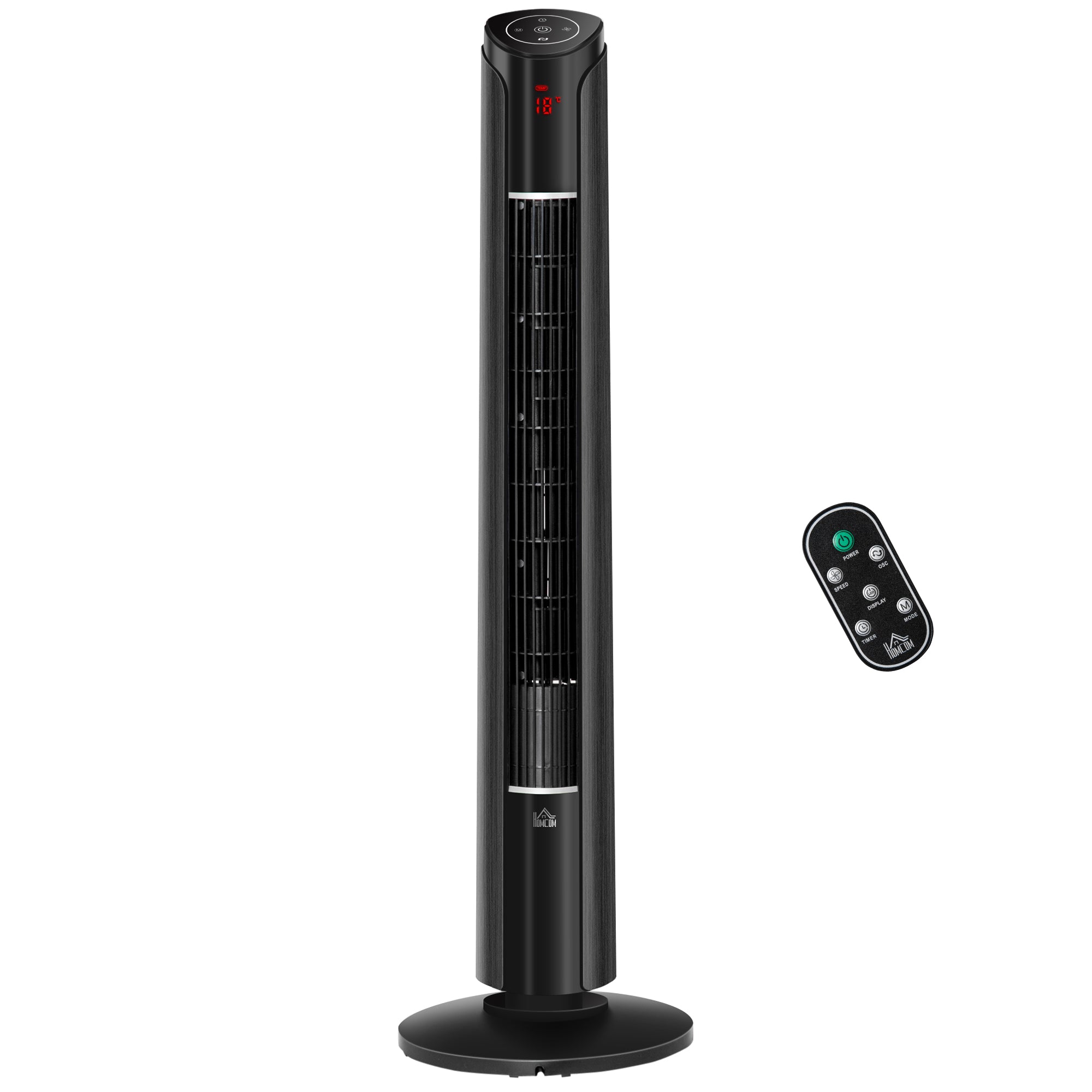 Ventoinha de Coluna Altura 107cm Preto