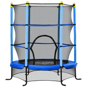 Trampolim Infantil Azul 163x163x163 cm com Rede de Segurança