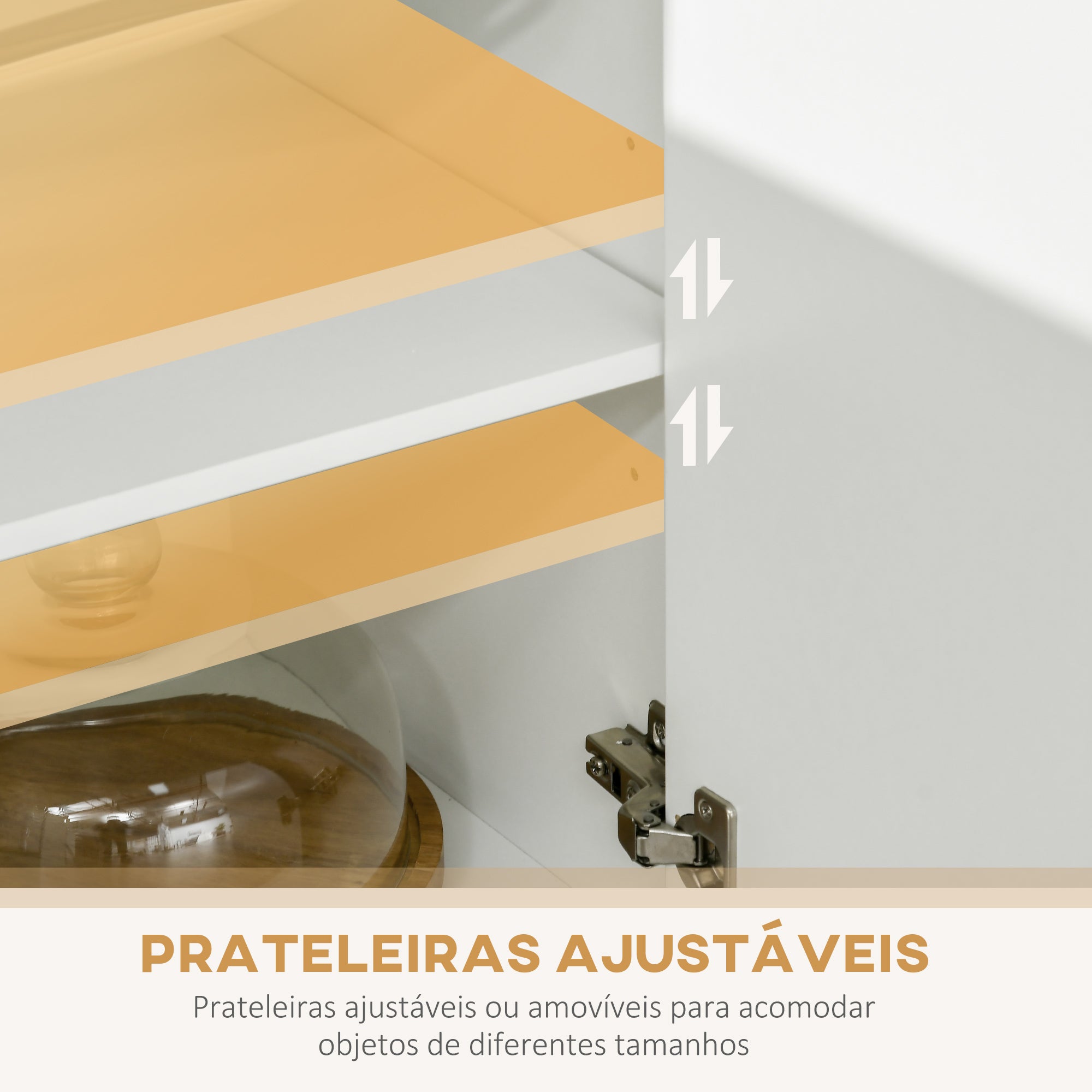 Armário de Cozinha Móvel Auxiliar 70x40x180 cm Branco
