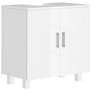 Móvel para Lavatório Branco 60x35x60 cm - Armário de Casa de Banho Elegante