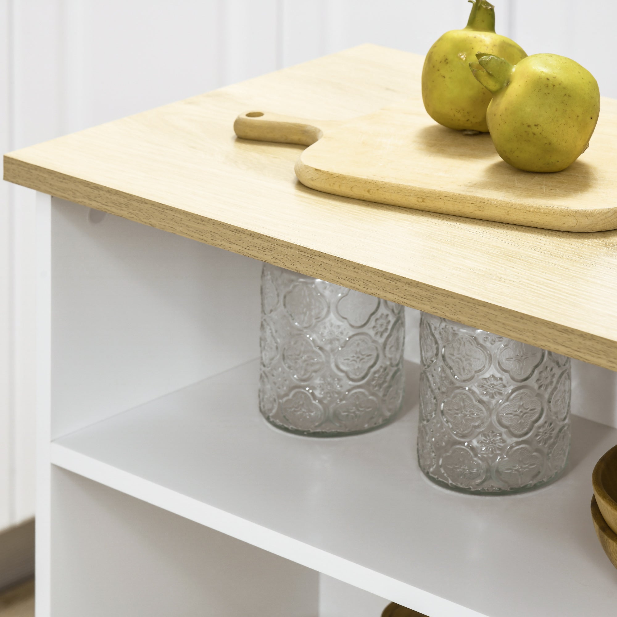 Mesa Alta Extensível – 116x79,5x91 cm – Branco – MDF