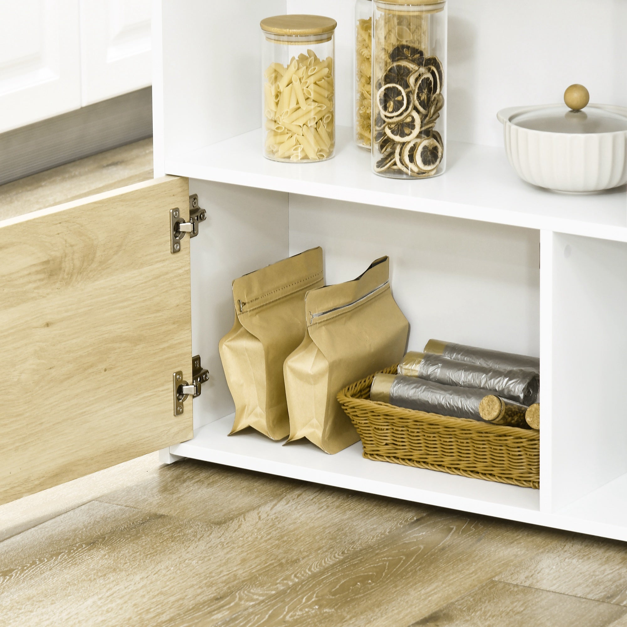 Mesa Alta Extensível – 116x79,5x91 cm – Branco – MDF