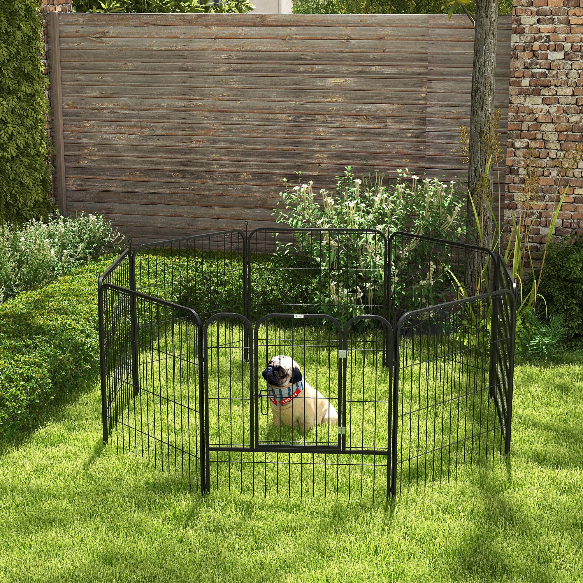 Parque para Cães Modular 79x79cm - Cor Preto