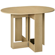 Mesa de Sala de Jantar Dobrável 104x76x73,7 cm Cor de Carvalho