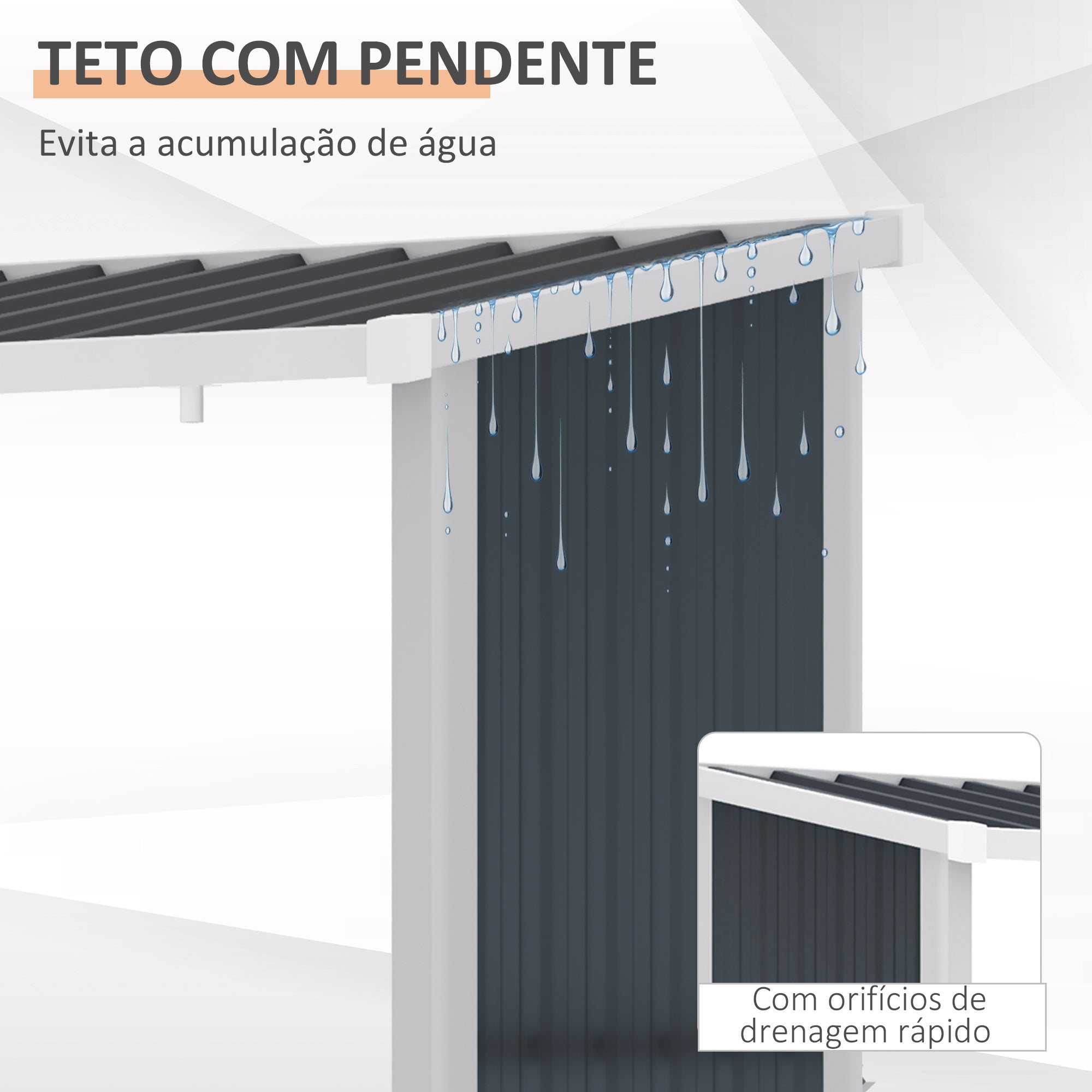 Abrigo de Armazenamento de Lenhas Cinzento 185x84x148.5 cm