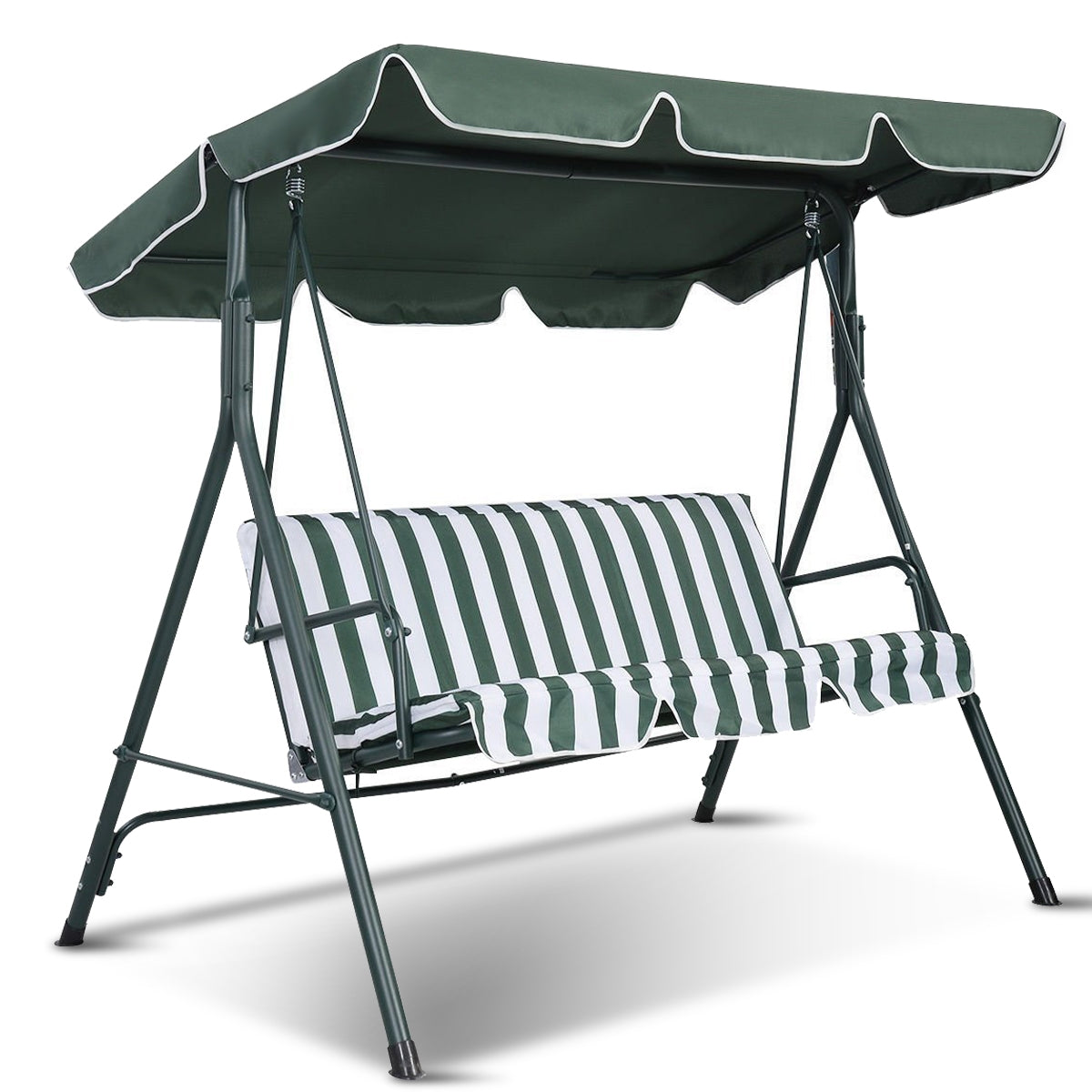 Toldo Tratamento Impermeável para Jardim Pátio Poliéster Verde-196 x 109 cm