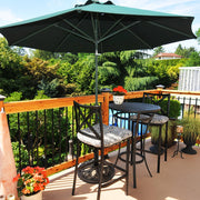 Base para Sombrilha em Fundição para Pátio Suporte Resistente para Sombrilha 38-48 mm Bronze 45 x 32 cm