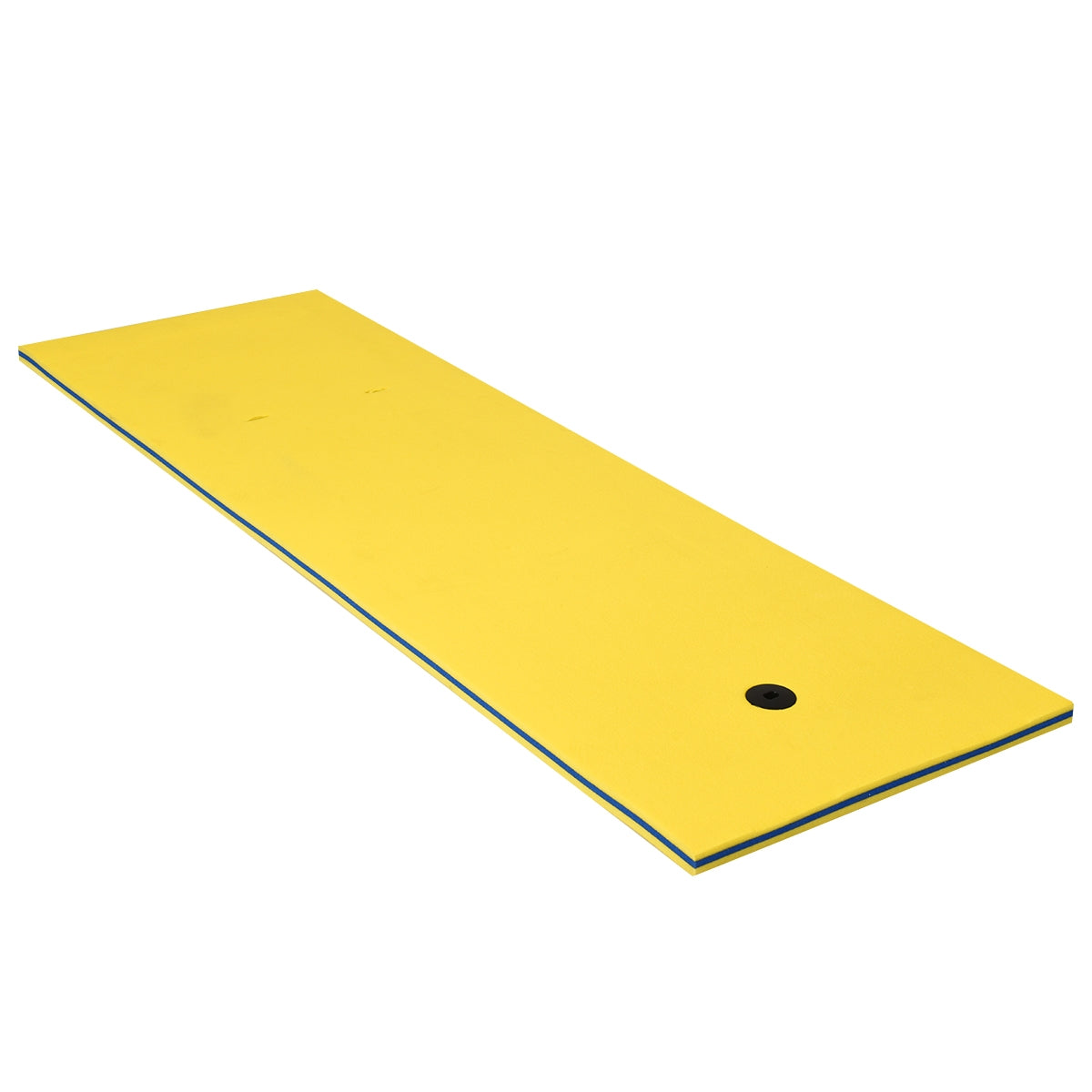 Colchoneta Flutuante para Atividades Aquáticas em Espuma para Piscina Praia Lago Amarelo 210 x 66 x 3,5 cm