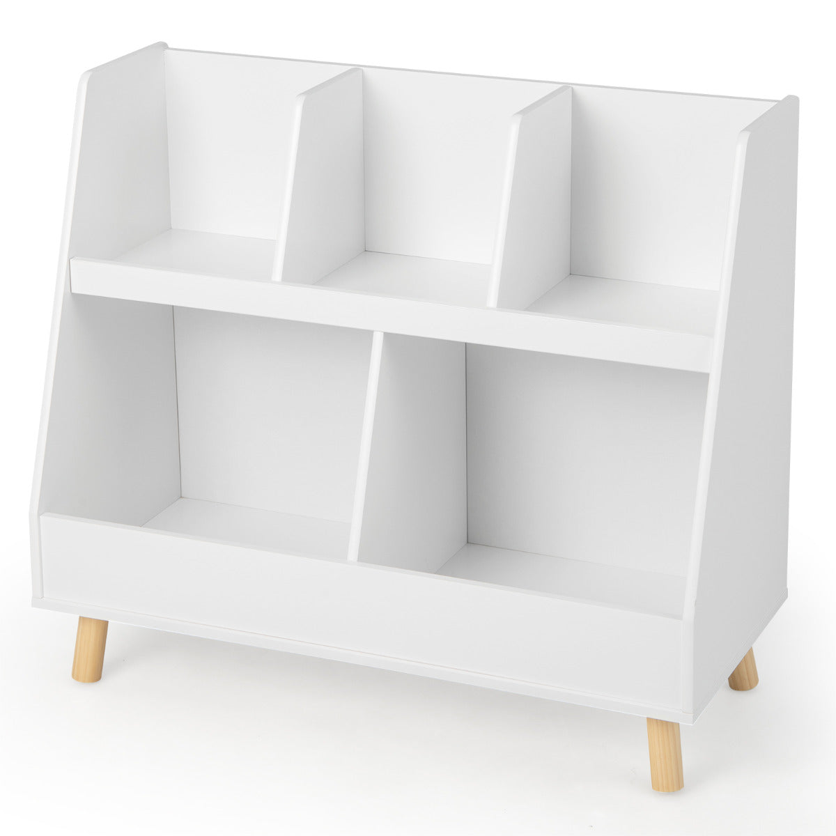 Organizador de Brinquedos – 80 x 35 x 71 cm – Branco – MDF