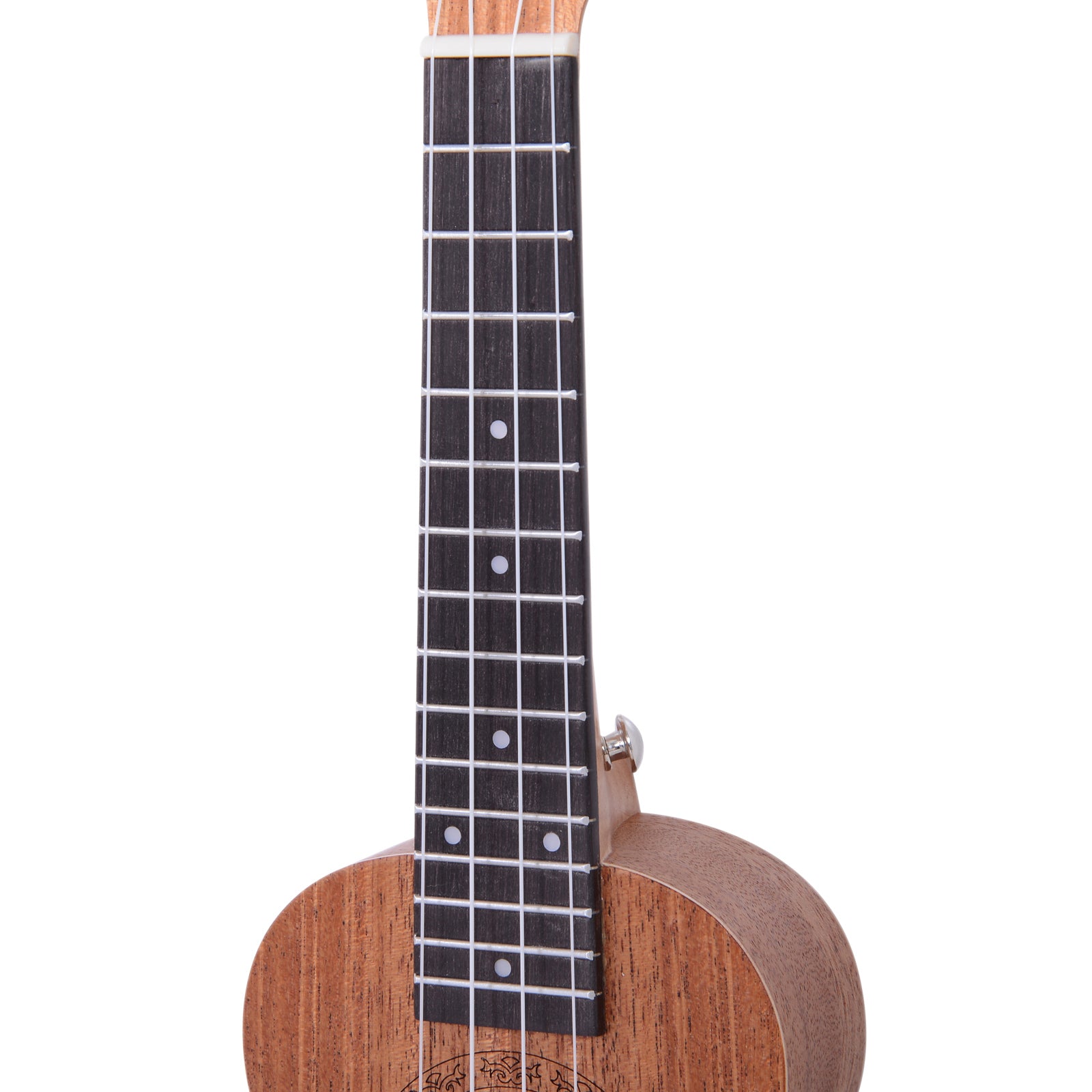Ukelele Soprano 21 Polegadas Cor de Madeira Natural 53x17,5x6,2 cm