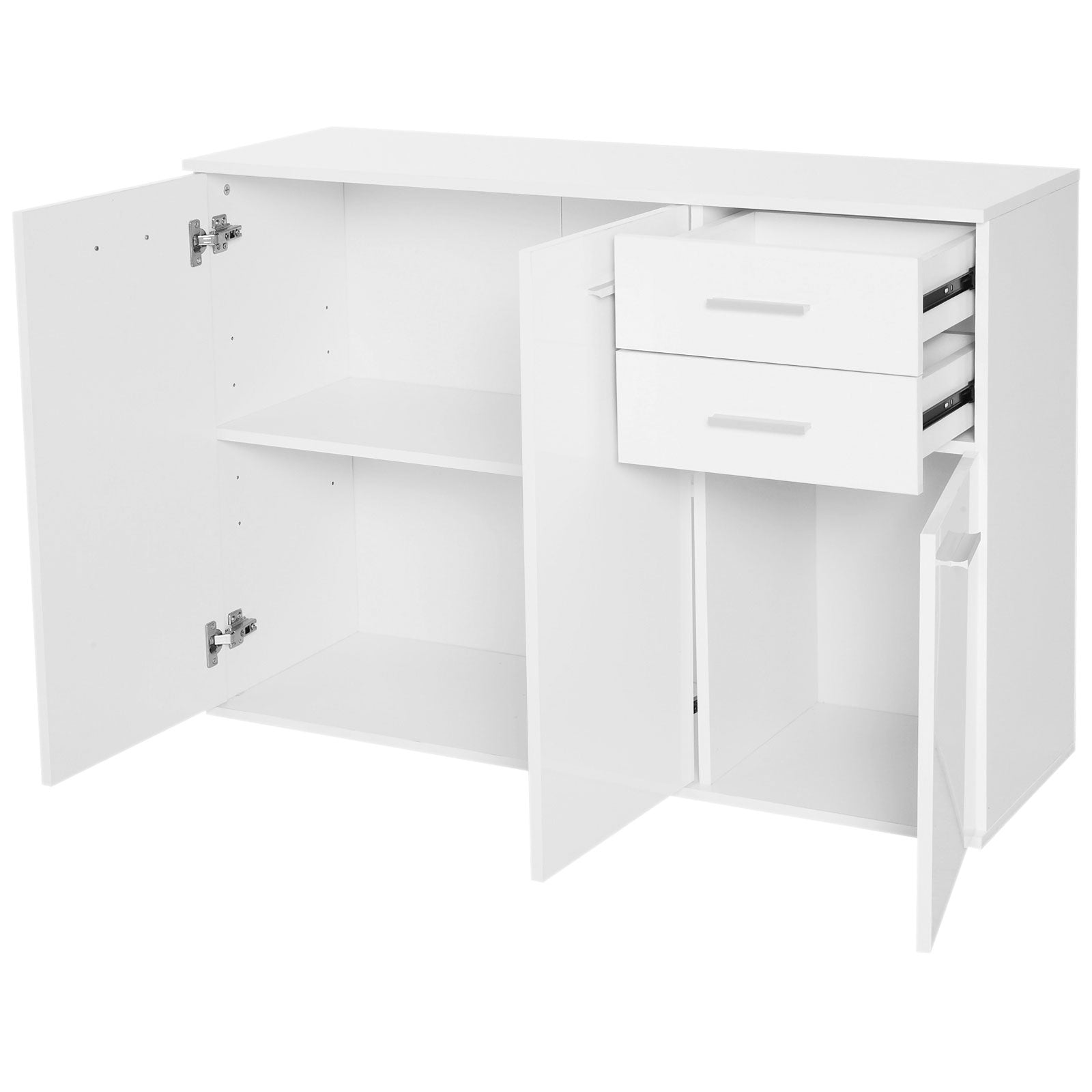 Armário Organizador de Armazenamento Branco 106x35x76cm
