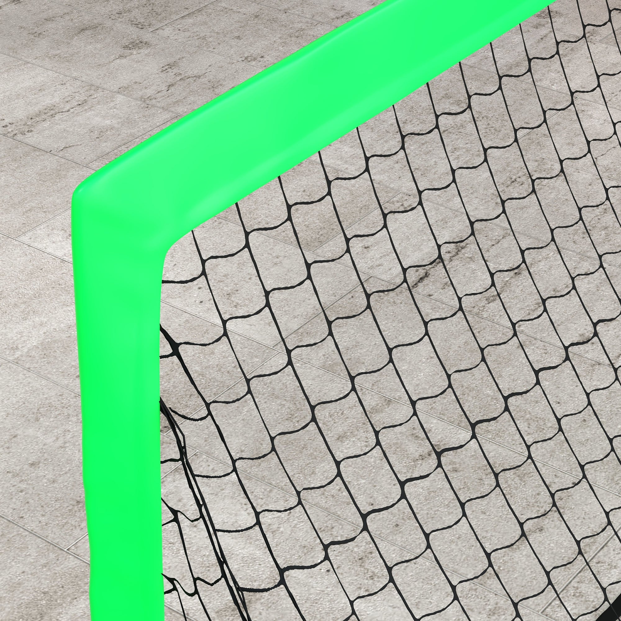 Conjunto de 2 Balizas de Futebol para Crianças 120x90x90 cm Verde