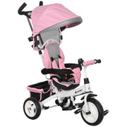 Triciclo Evolutivo 2 em 1 Rosa 95x50x106 cm