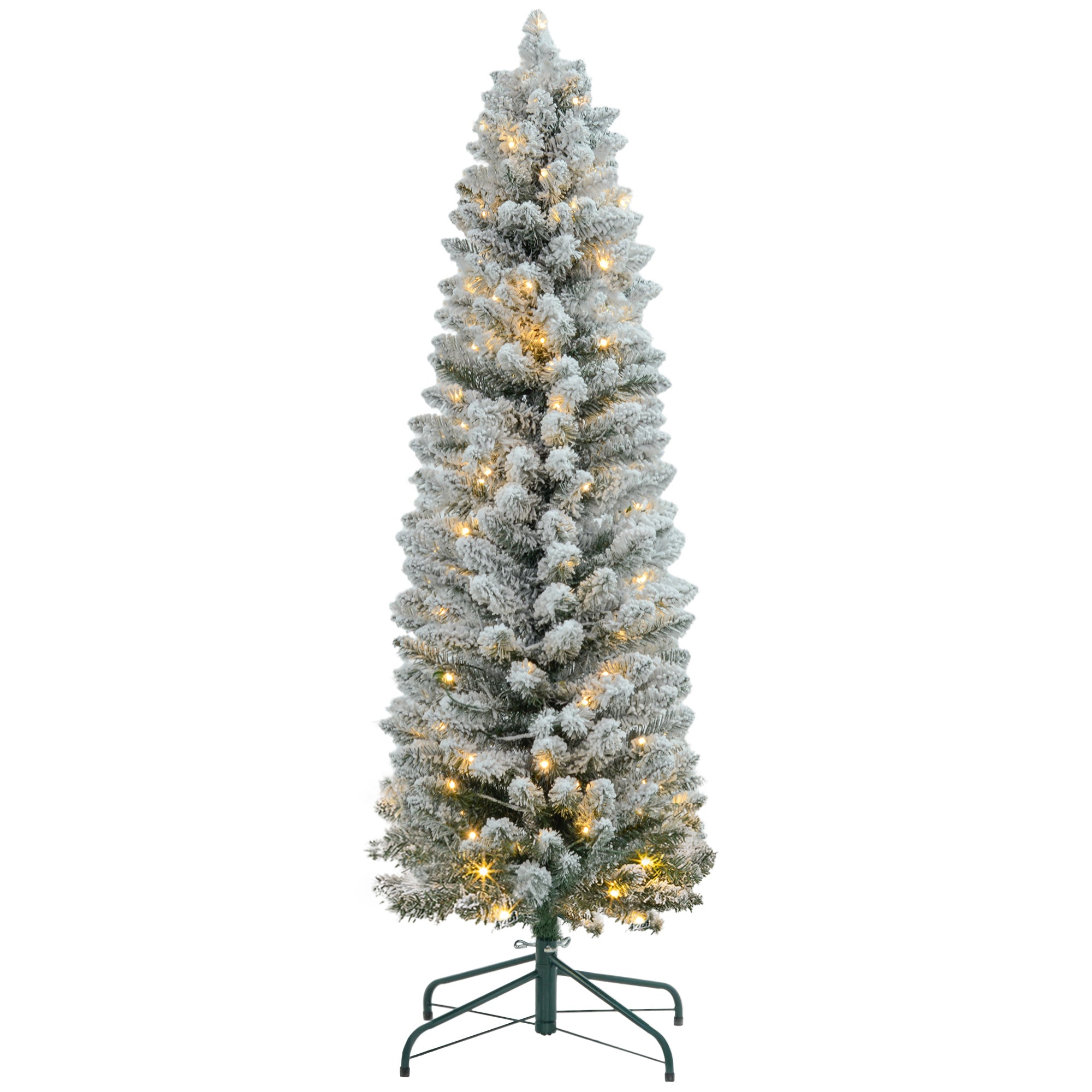 Árvore de Natal Artificial 150 cm Verde com 120 Luzes LED - Ø45x150 cm