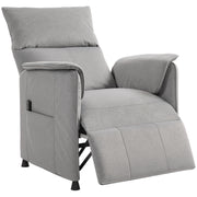Poltrona Reclinável Elétrica Cinzenta 80x83x104 cm