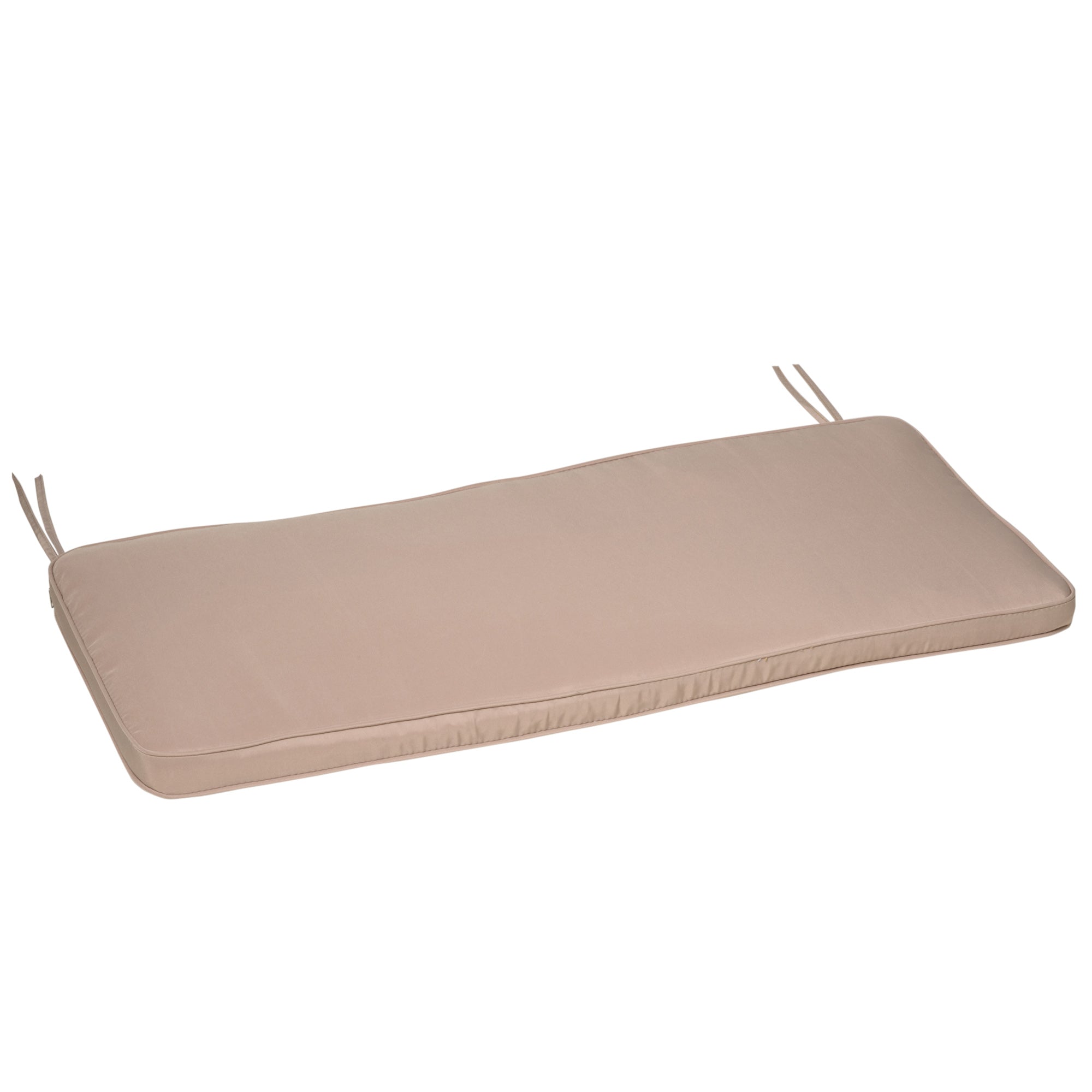 Almofada para Banco de Jardim 110x46x5cm Bege Escuro