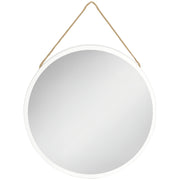 Espelho Decorativo Redondo 30x30cm - Cor Branco