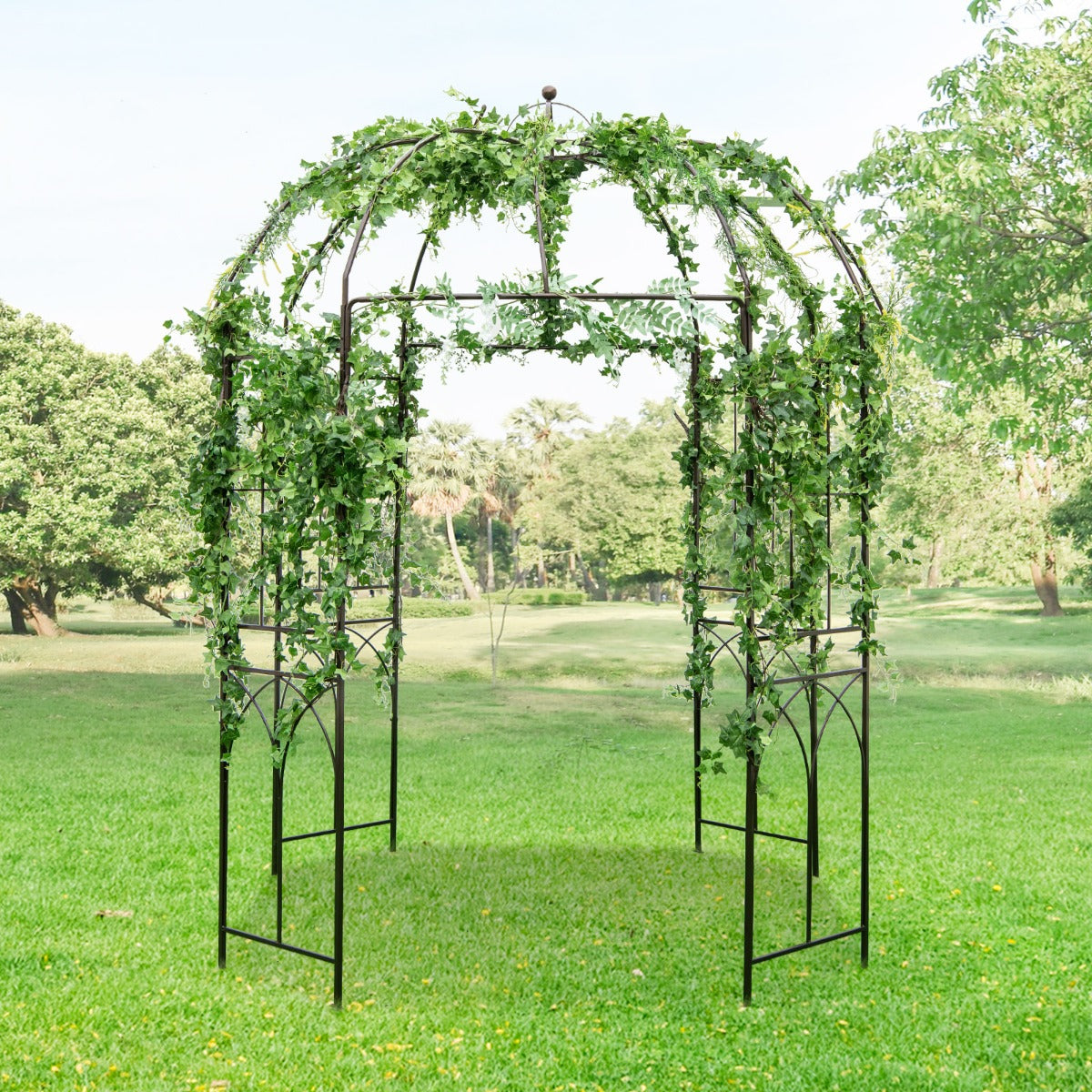 Pérgola de Jardim em Metal – 211 x 256 cm – Bronze