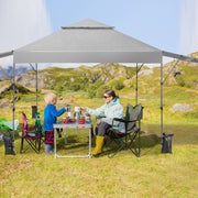 Pabellón Emergente Instantâneo Plegável para Exterior 3x3m Branco