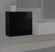 Armário Pendurado Modelo Baza 60x60 em Preto