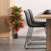 Planta Artificial de Crotón – 100 cm – Madeira Natural