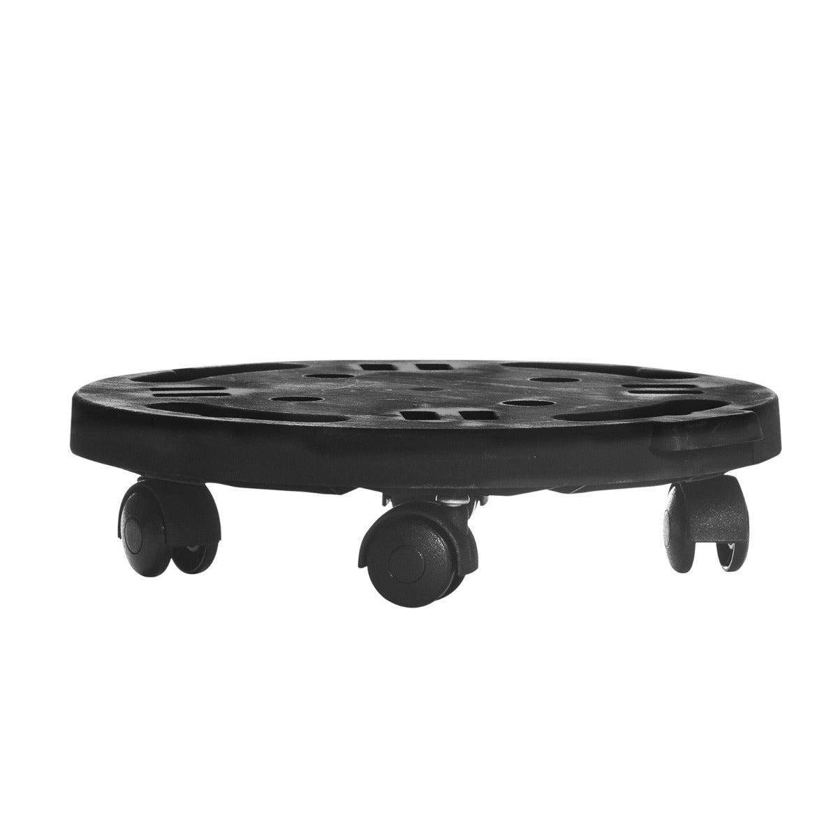 Plataforma Redonda com Rodas para Plantas e Móveis - Suporte Móvel com 4 Rodas Universais