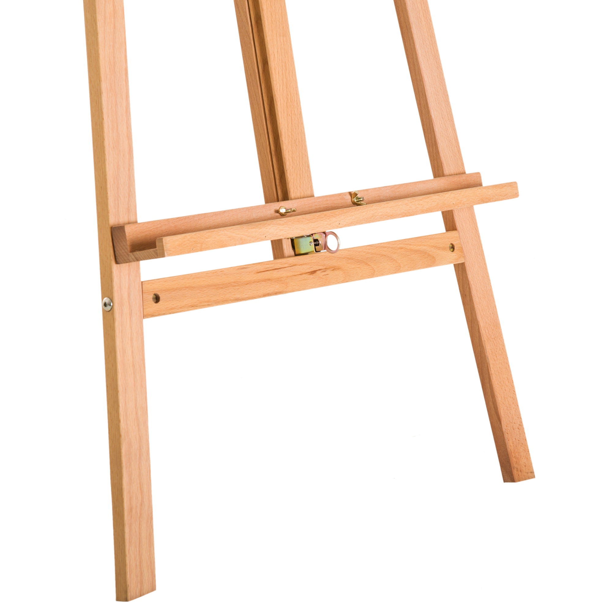 Cavalete de Pintura em Madeira de Faia Natural 65x44x174-230 cm