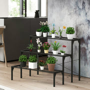 Estante de Plantas – 86,4 x 65 x 66 cm – Preto – Metal