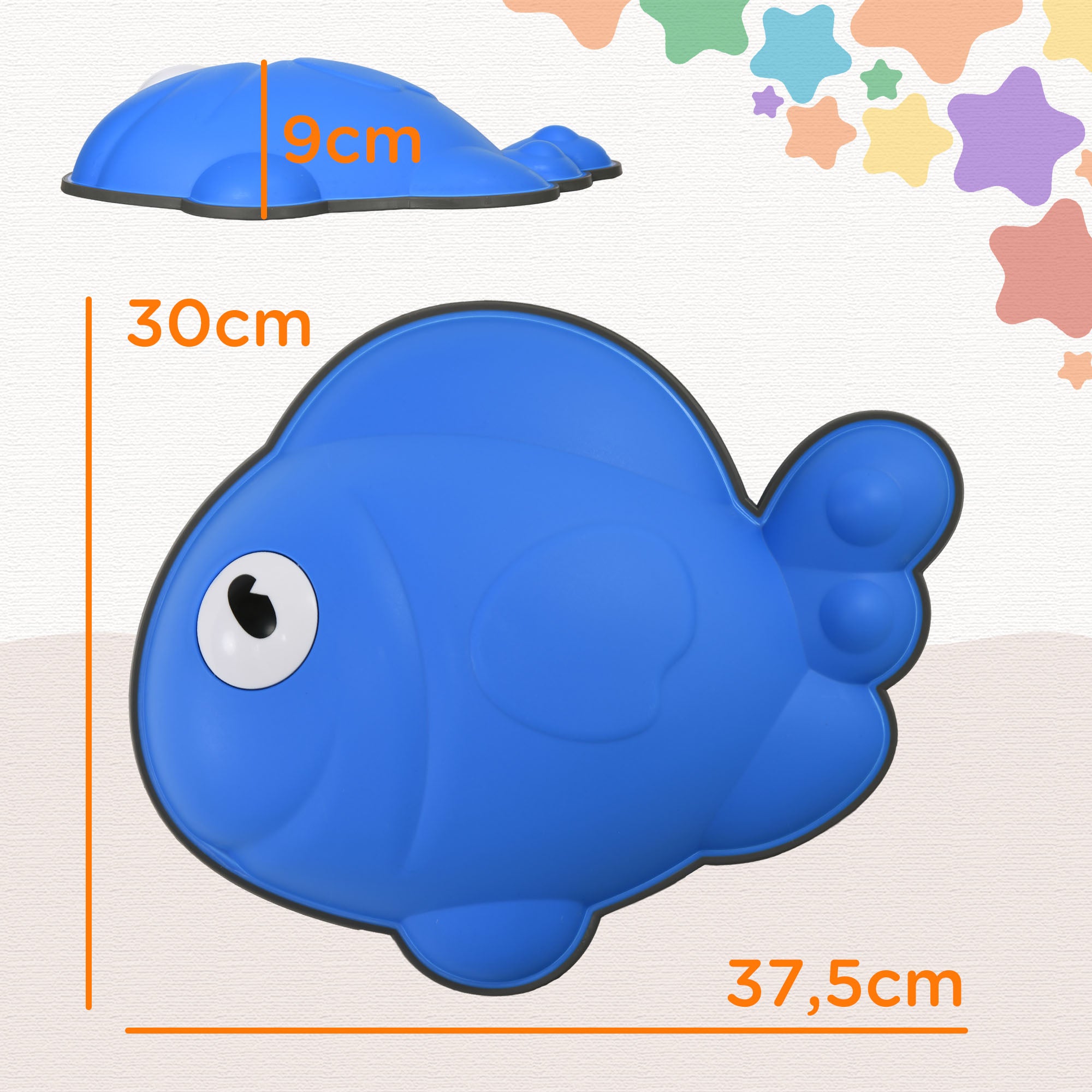 Conjunto de Blocos de Equilíbrio Multicor 37,5x30x9 cm para Crianças +3 Anos