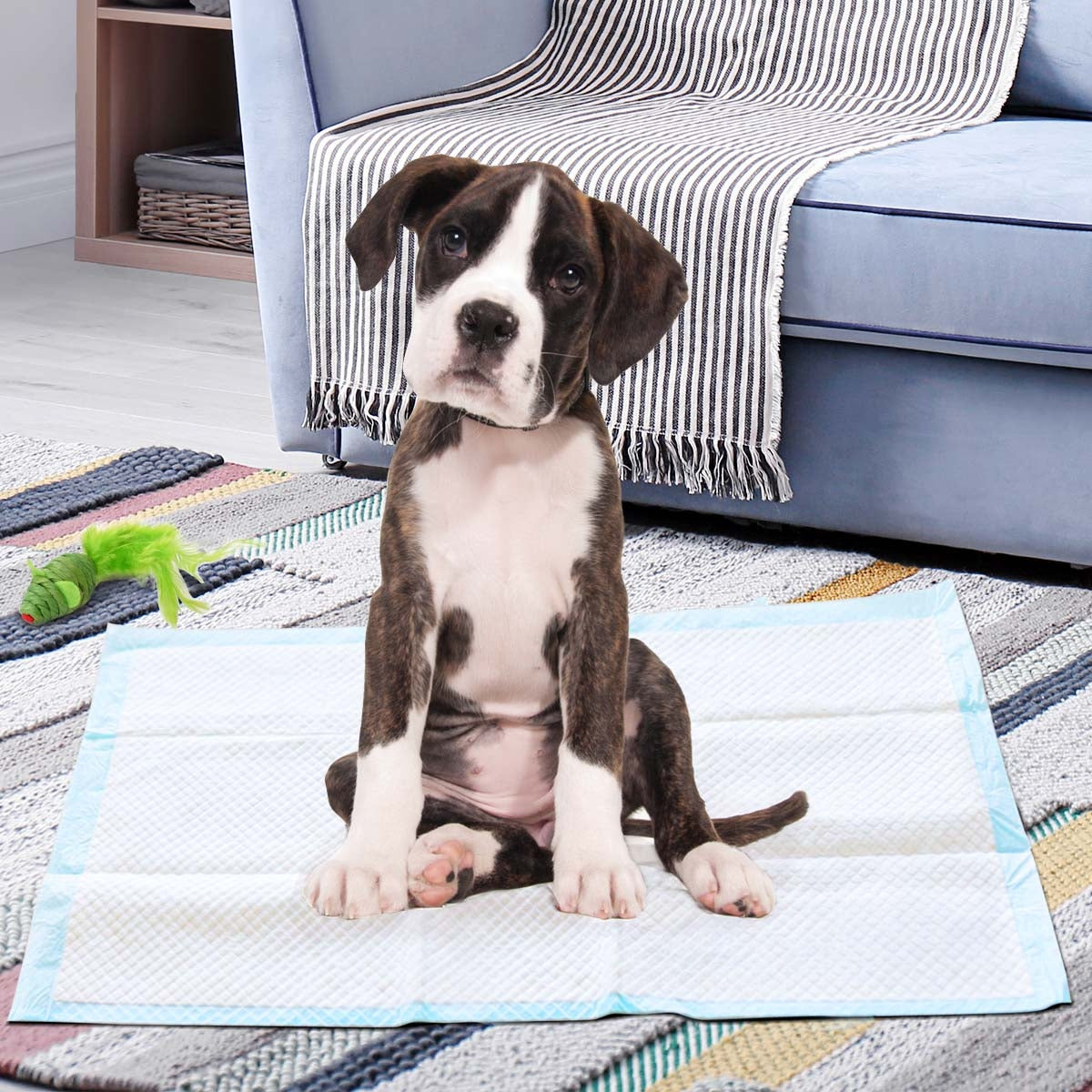 150 Tapetes Descartáveis 60 x 90 cm Super Absorventes de Secagem Rápida com Controlo de Odores e sem Vazamentos para Cães Gatos