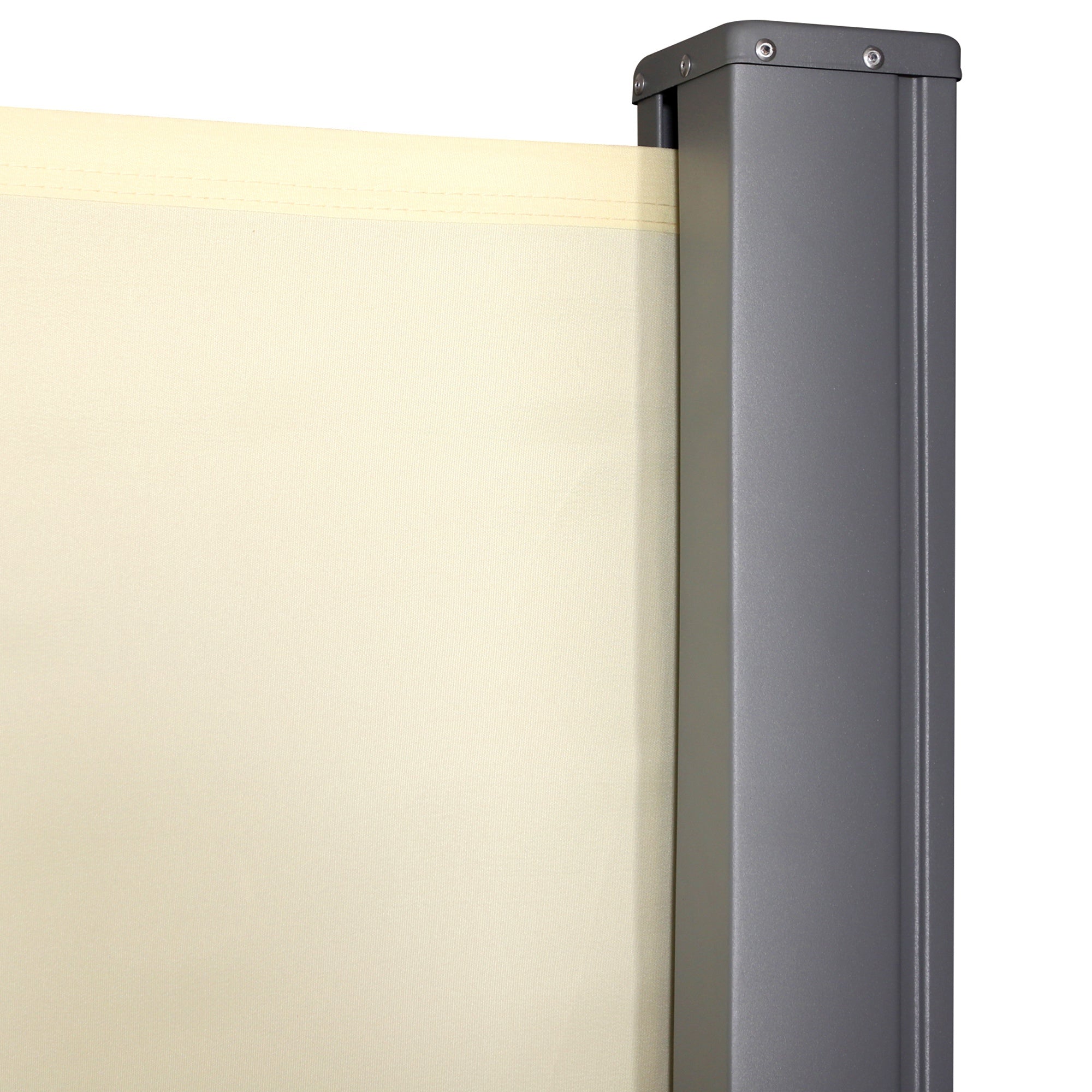 Toldo Lateral Retrátil 300x180cm Cor Creme Branco
