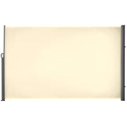 Toldo Lateral Retrátil 300x180cm Cor Creme Branco