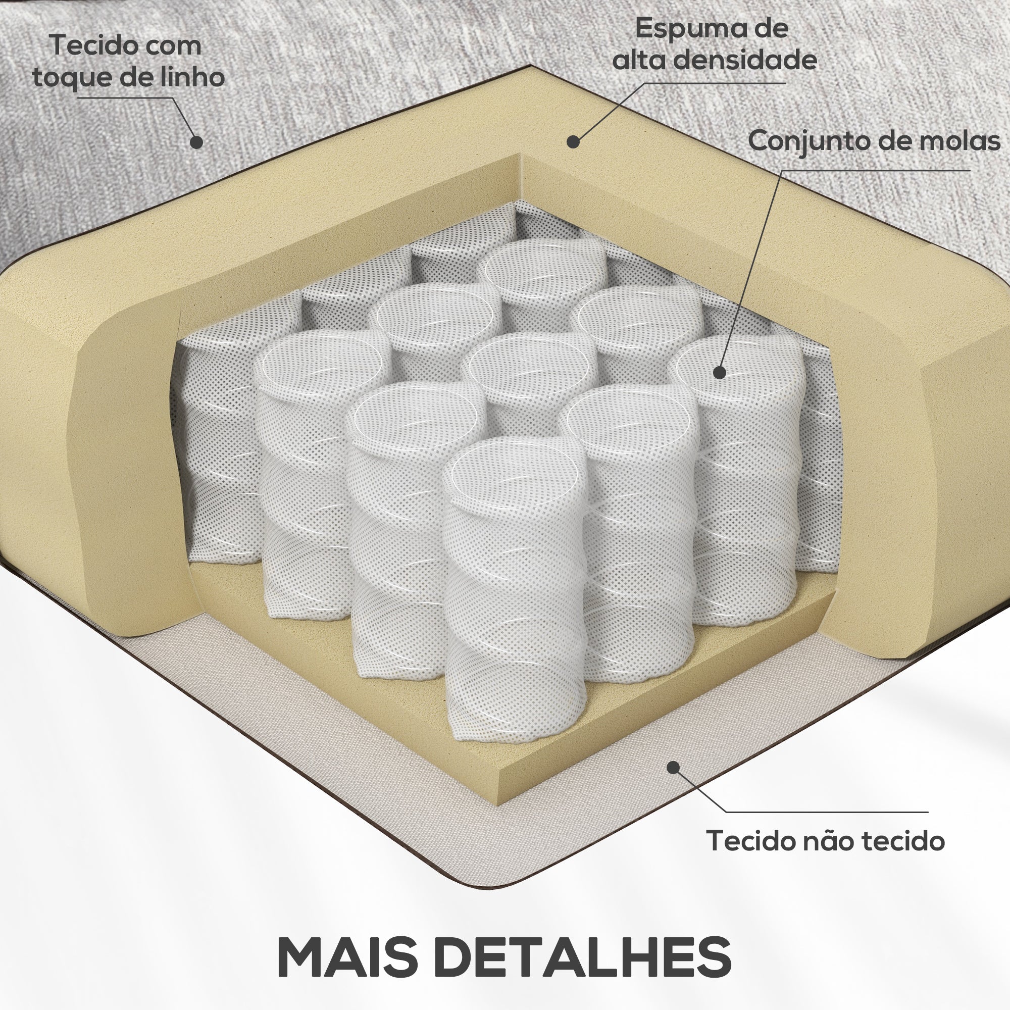 Poltrona Relax Reclinável Cinza Claro 68x90x106 cm