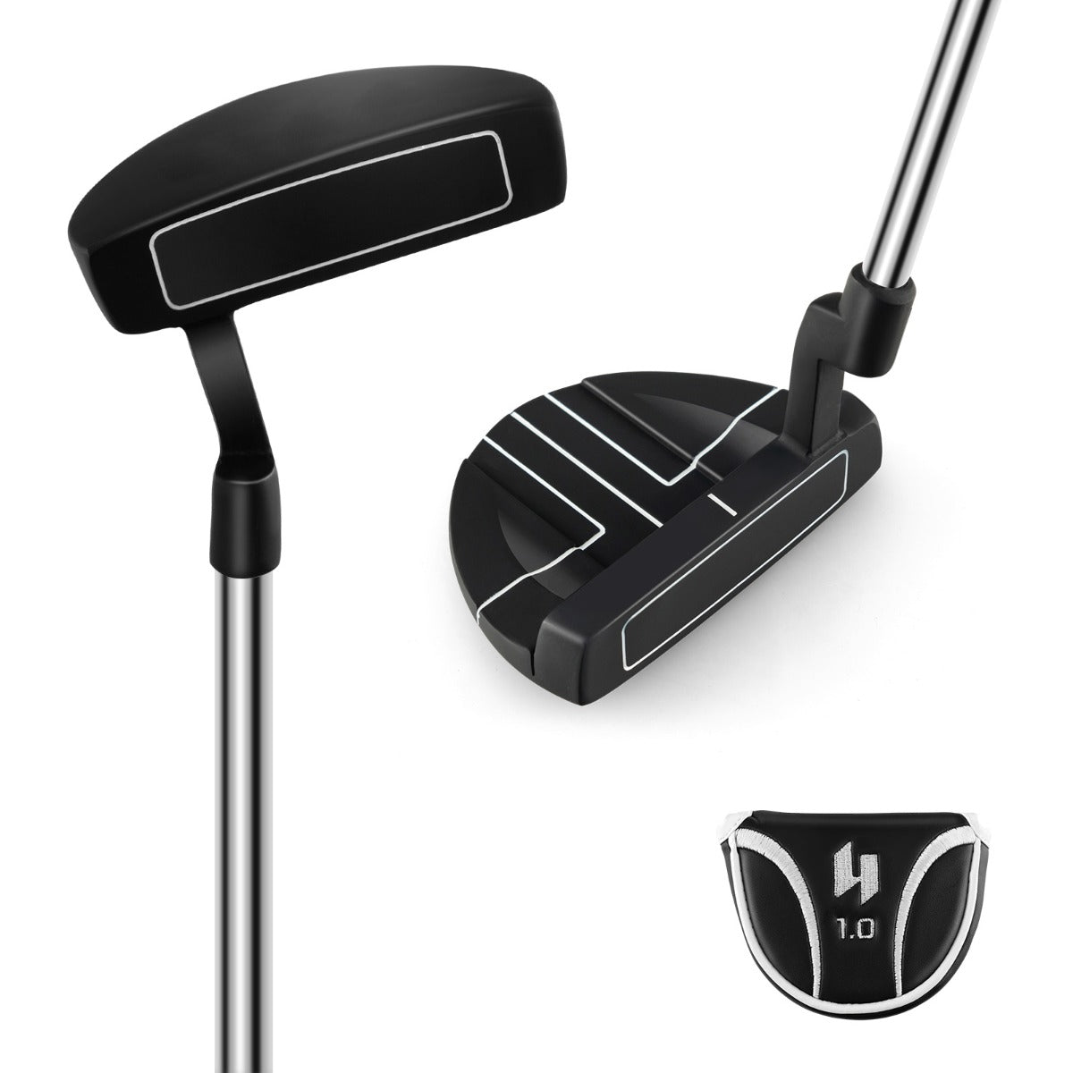 Putter de Golf – 89 cm – estilo mazo – liga de zinco