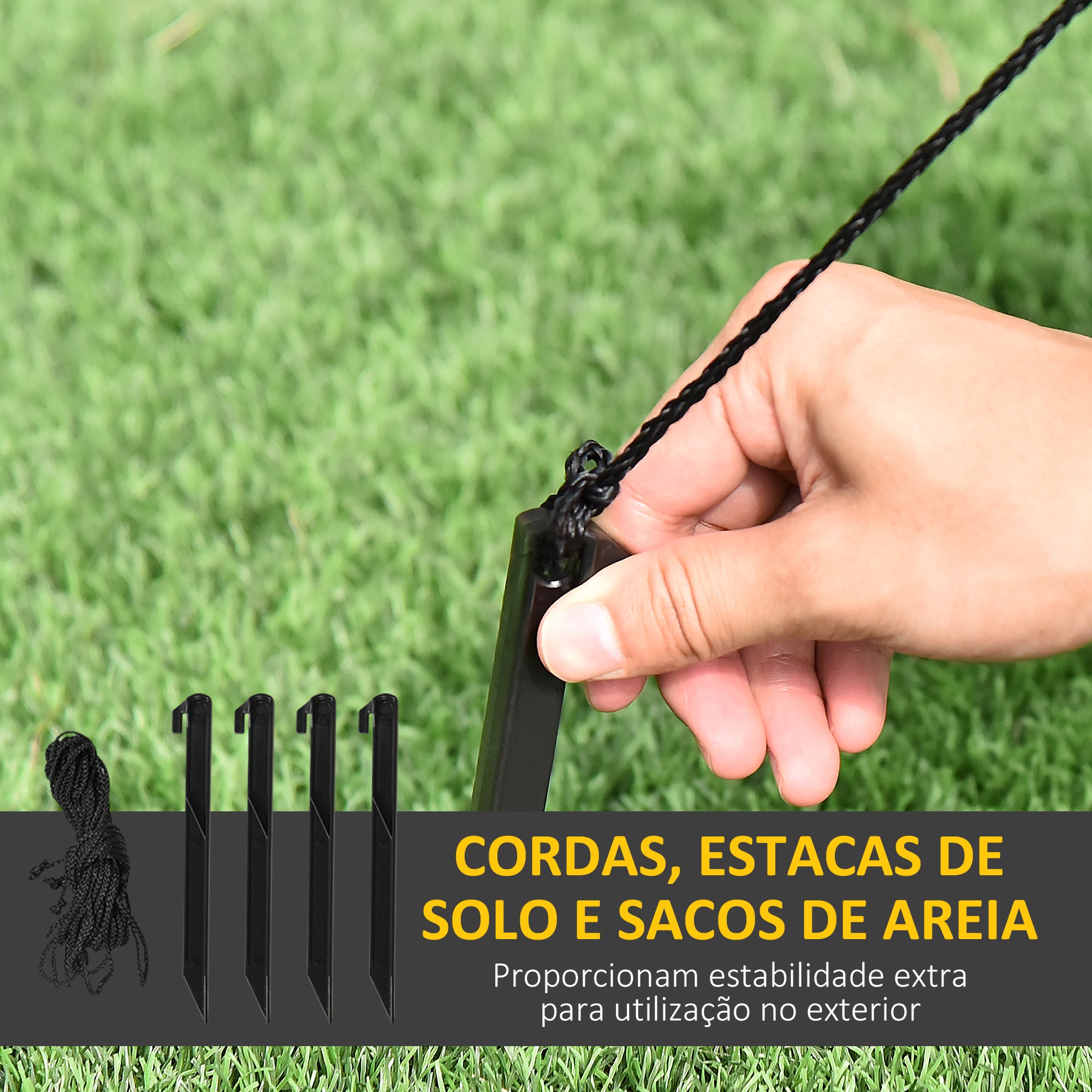 Decoração de Natal Pai Natal Insuflável – 120x65x180 cm – Vermelho – Tecido de poliéster