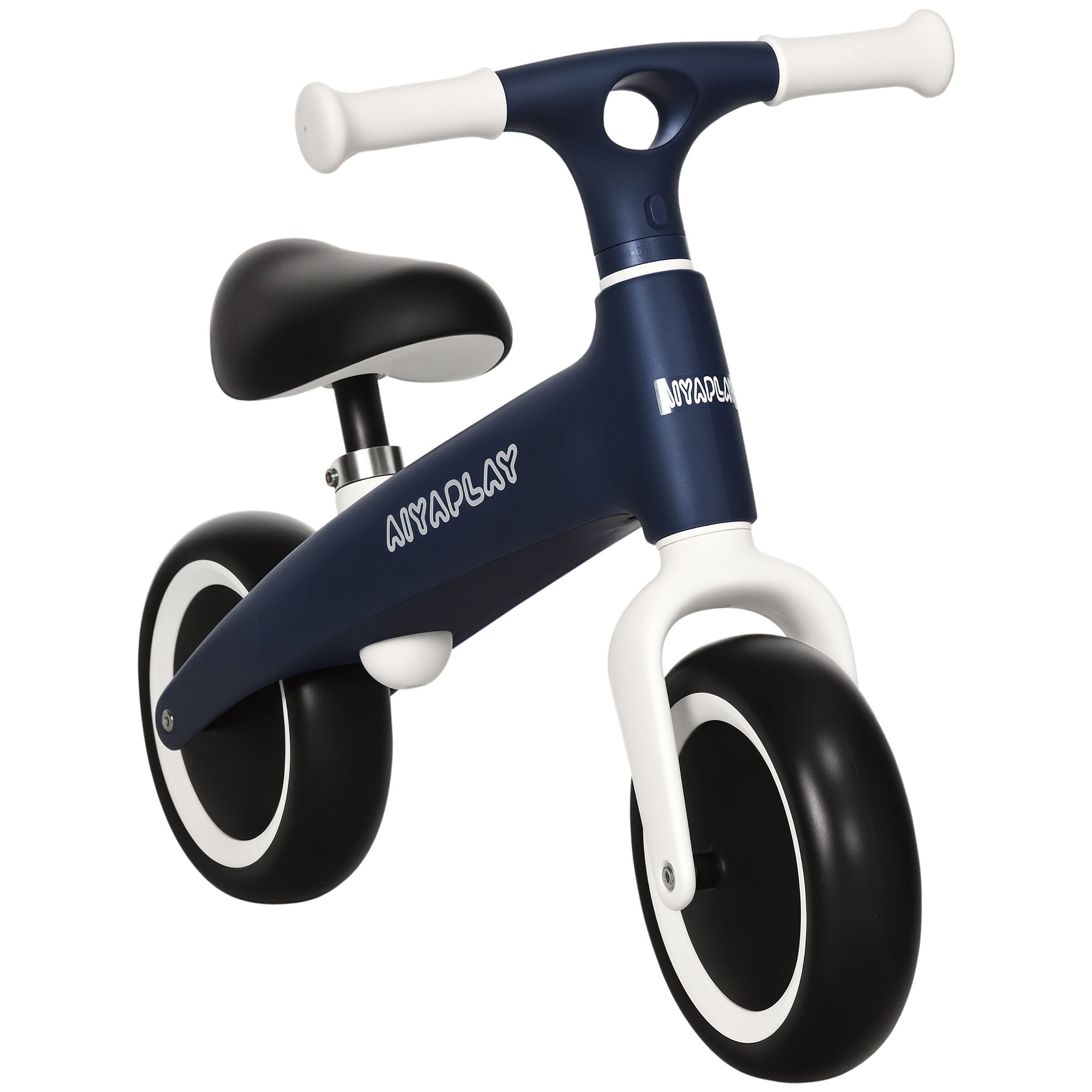 Bicicleta de Equilíbrio Azul 67,5x32x44 cm para Crianças de 18-36 Meses