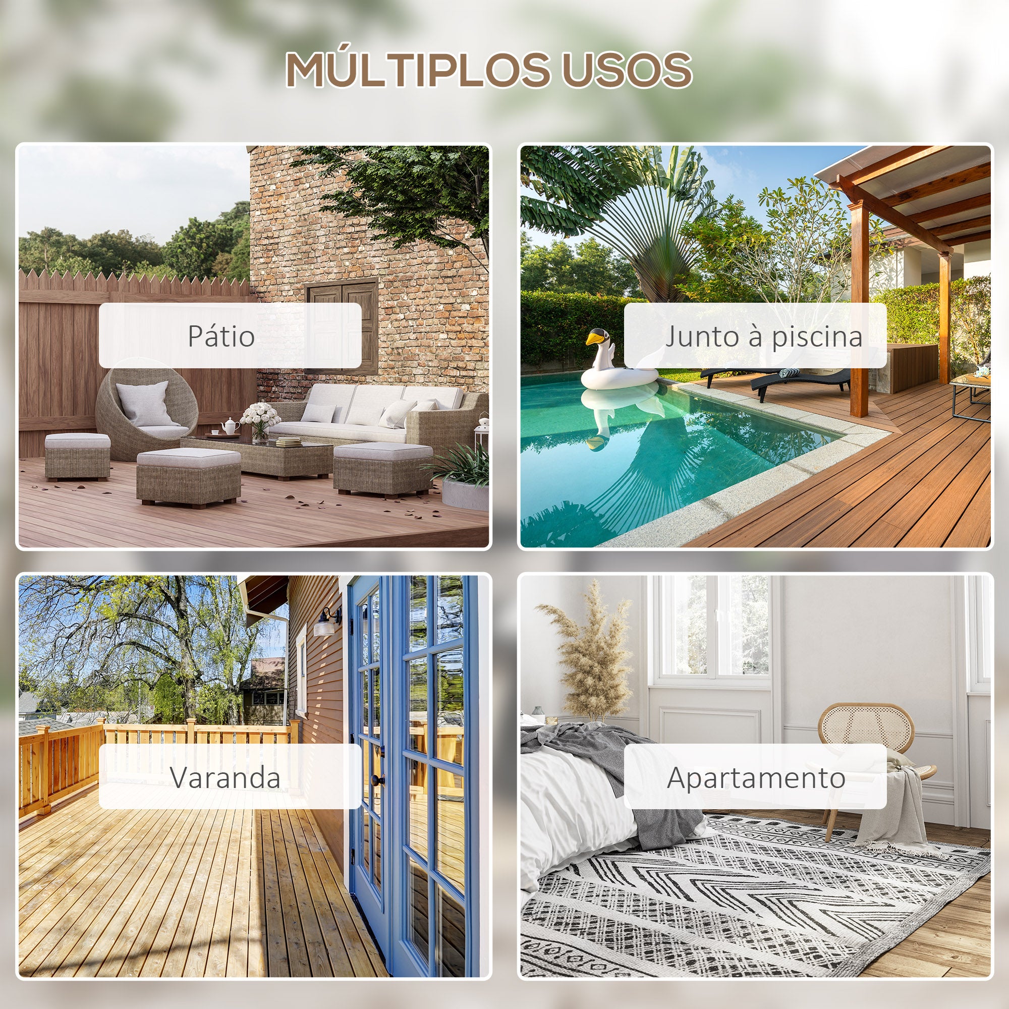 Conjunto de 2 Cadeiras Dobráveis para Jardim 58x64x94 cm - Cinza Escuro