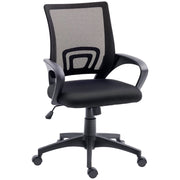 Cadeira de Escritório de Malha Giratória Preto 57x55x89-109 cm