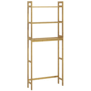 Estante sobre Sanita de Bambu Natural 68x20x165 cm