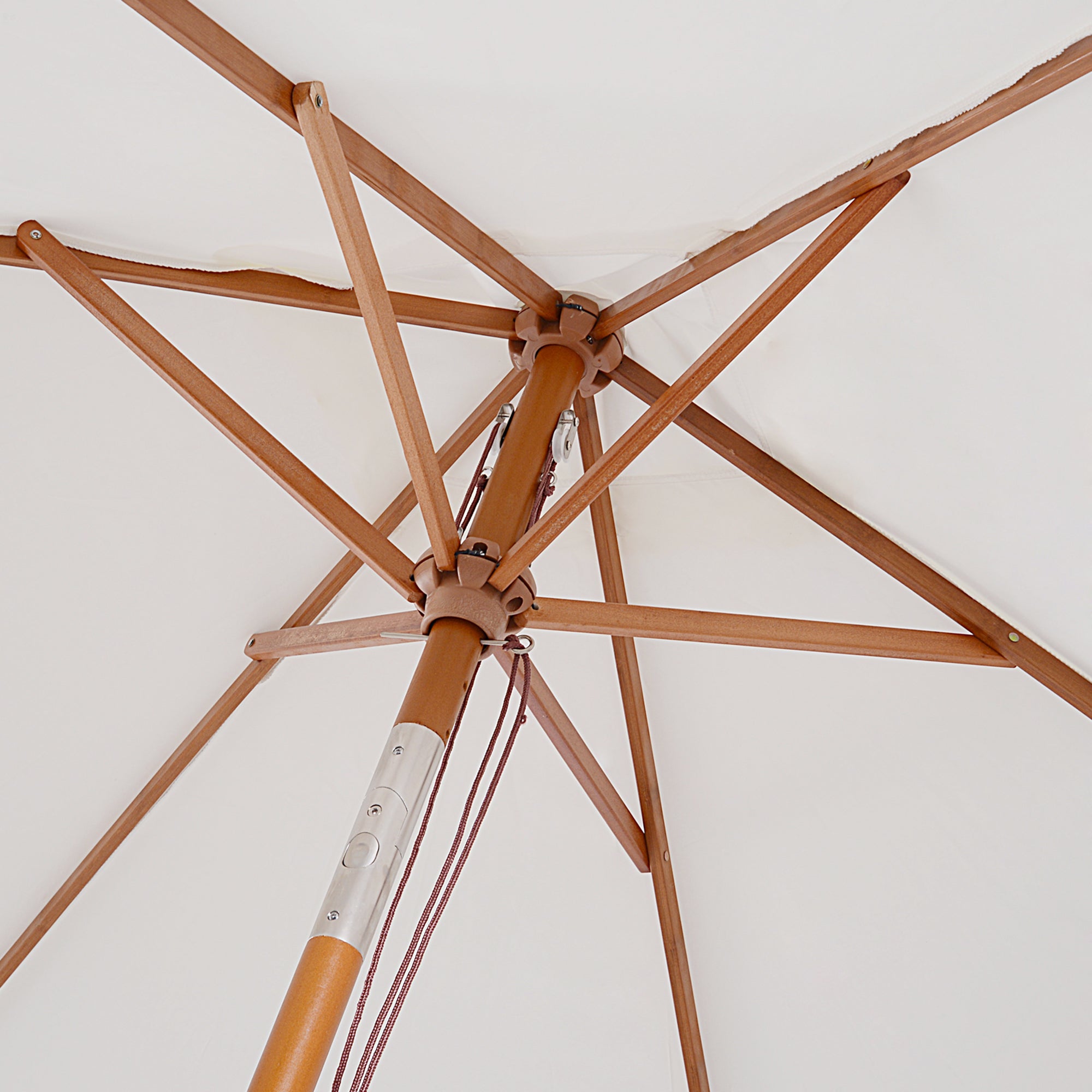 Chapéu de Sol Retangular Creme 200x150x230cm